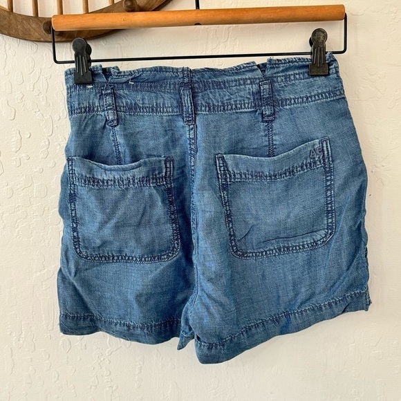 American Eagle Shorts Lyocell High Rise Button Front Fly Lightweight Size 0 - Picture 2 of 9